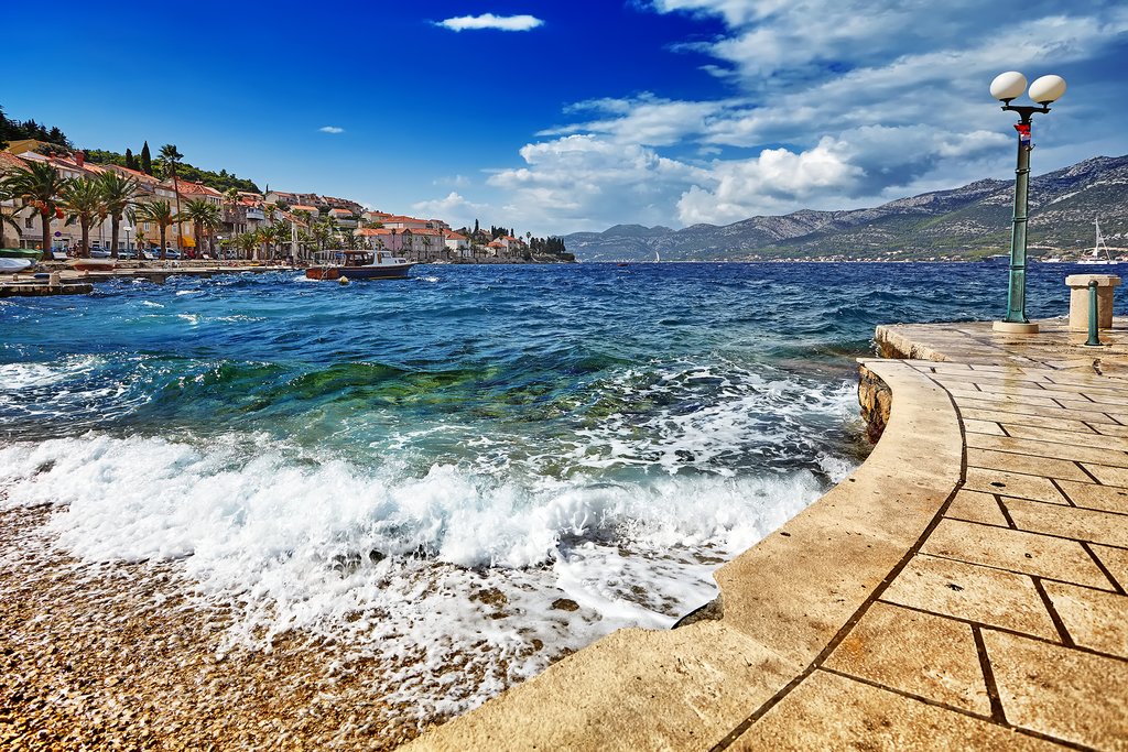 View from Korčula's Old Town