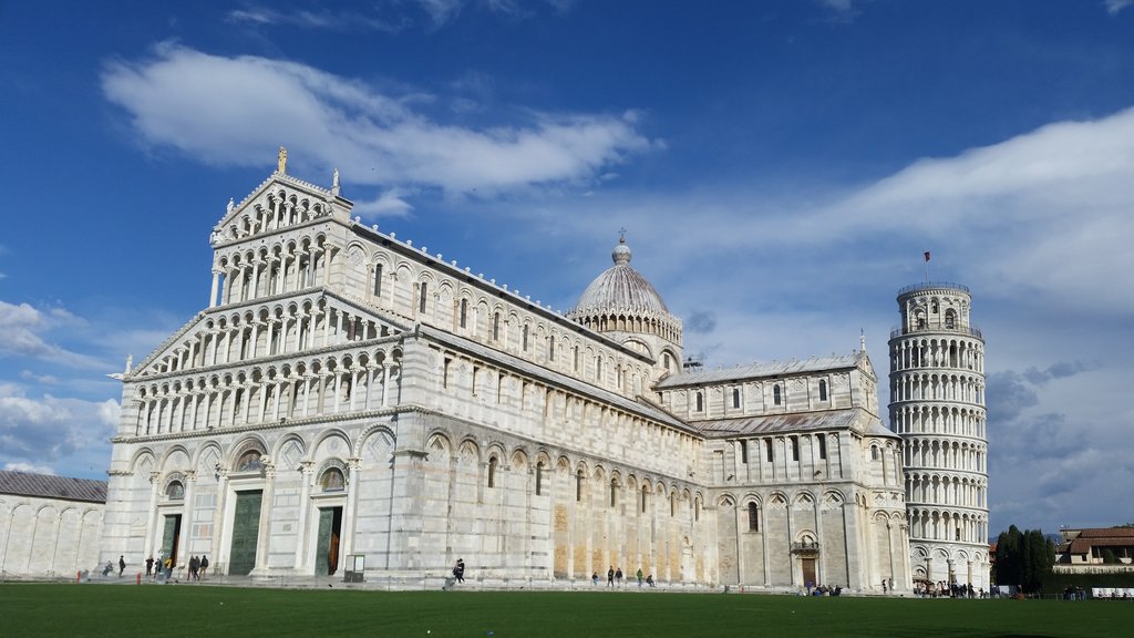 The cathedral of the Assumption in Pisa