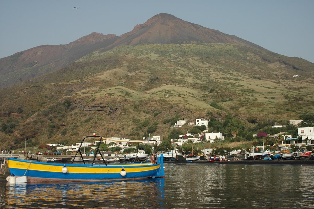 The port of Stromboli