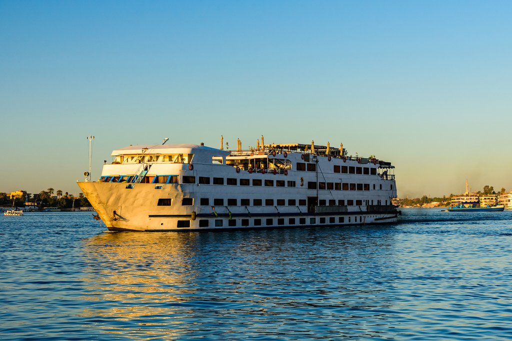 A cruise ship on The Nile near Luxor
