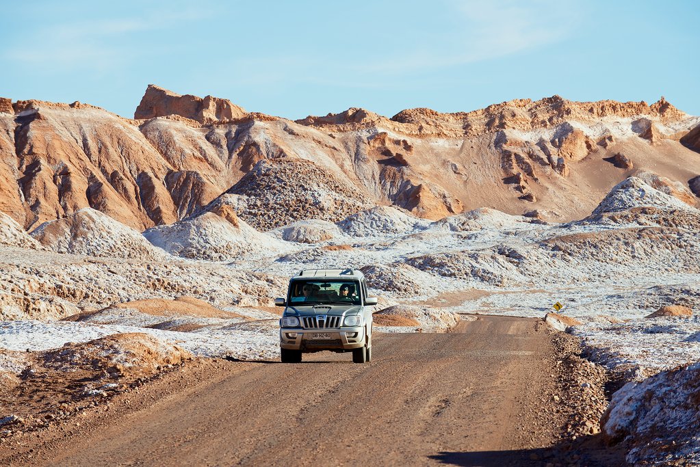 The road from San Pedro de Atacama