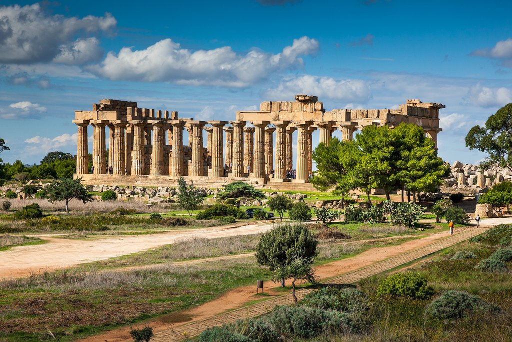 Temple of Hera (Temple E) in Selinunte archaeological park