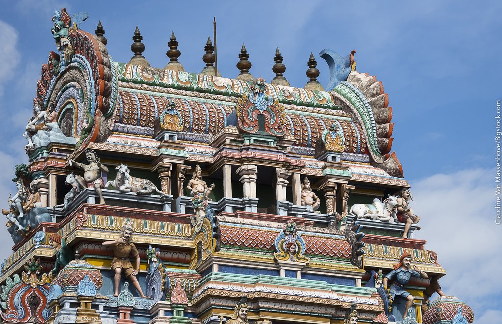 Carvings on the temples