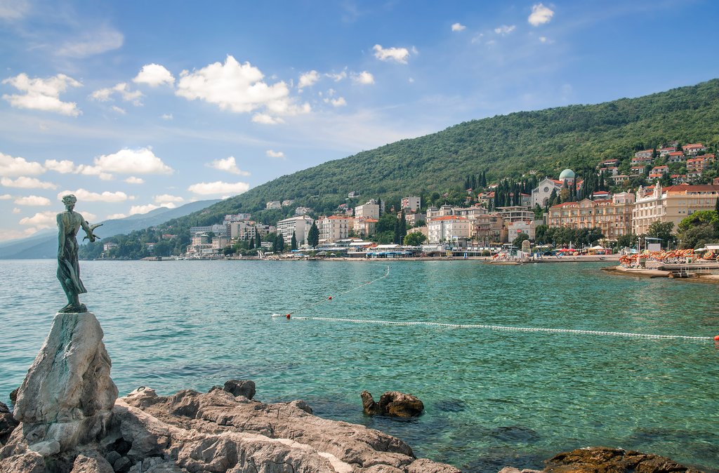 Opatija on the Adriatic Sea in Istria