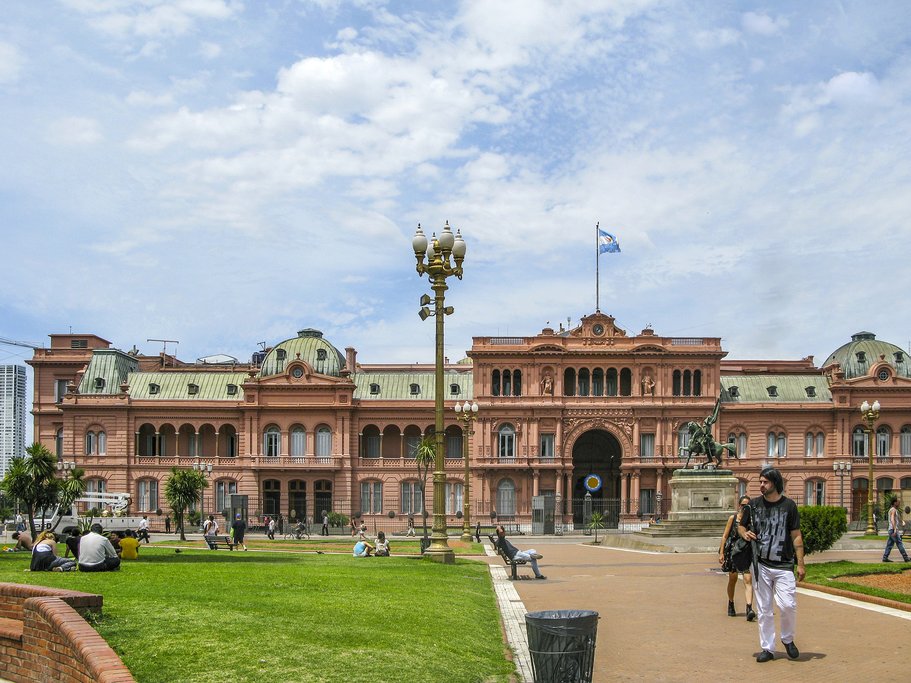 The Casa Rosada (Presidential Palace)