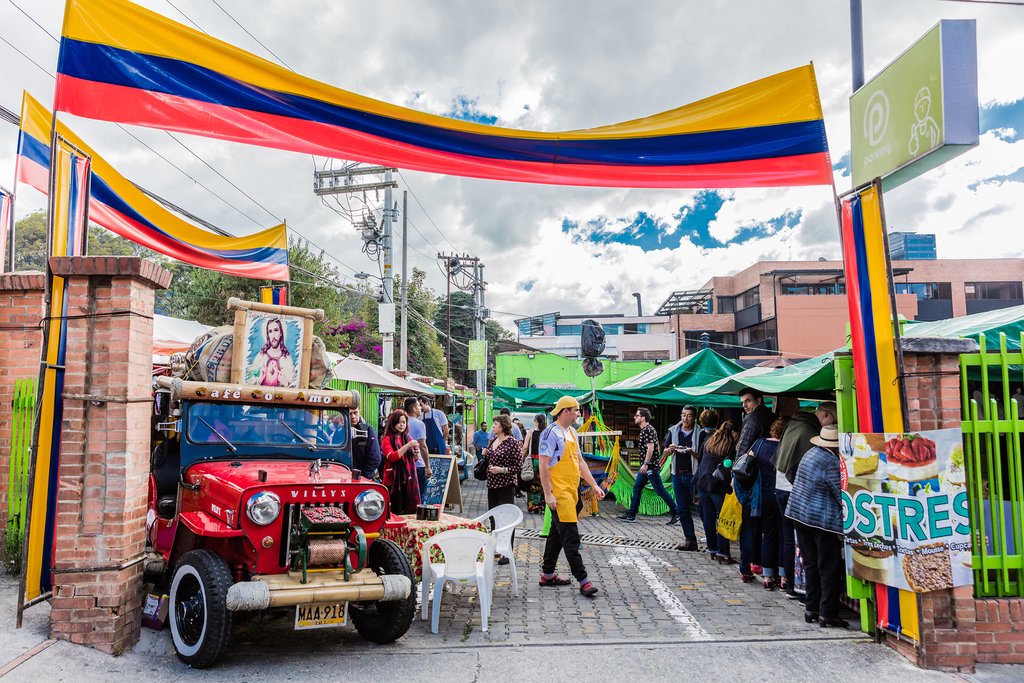 Your English-speaking guide will lead you through Bogotá's colorful markets