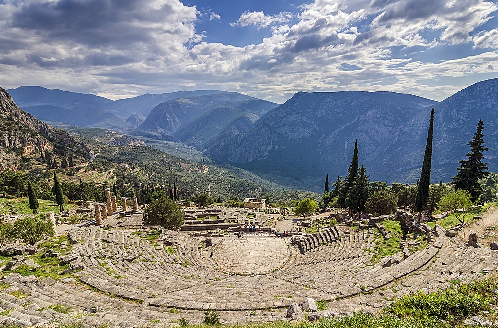 The Ancient Theater of Delphi