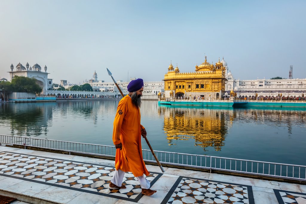 The Golden Temple is the holiest Gurdwara of Sikhism