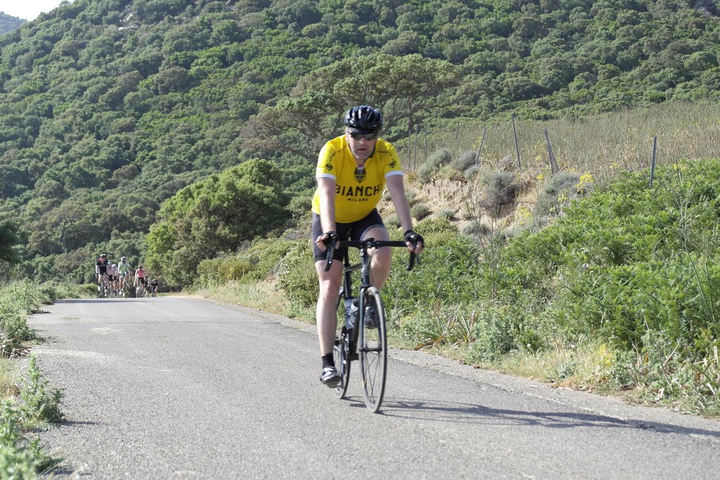 Climb along quiet roads