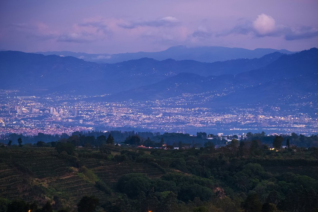 San José at twilight