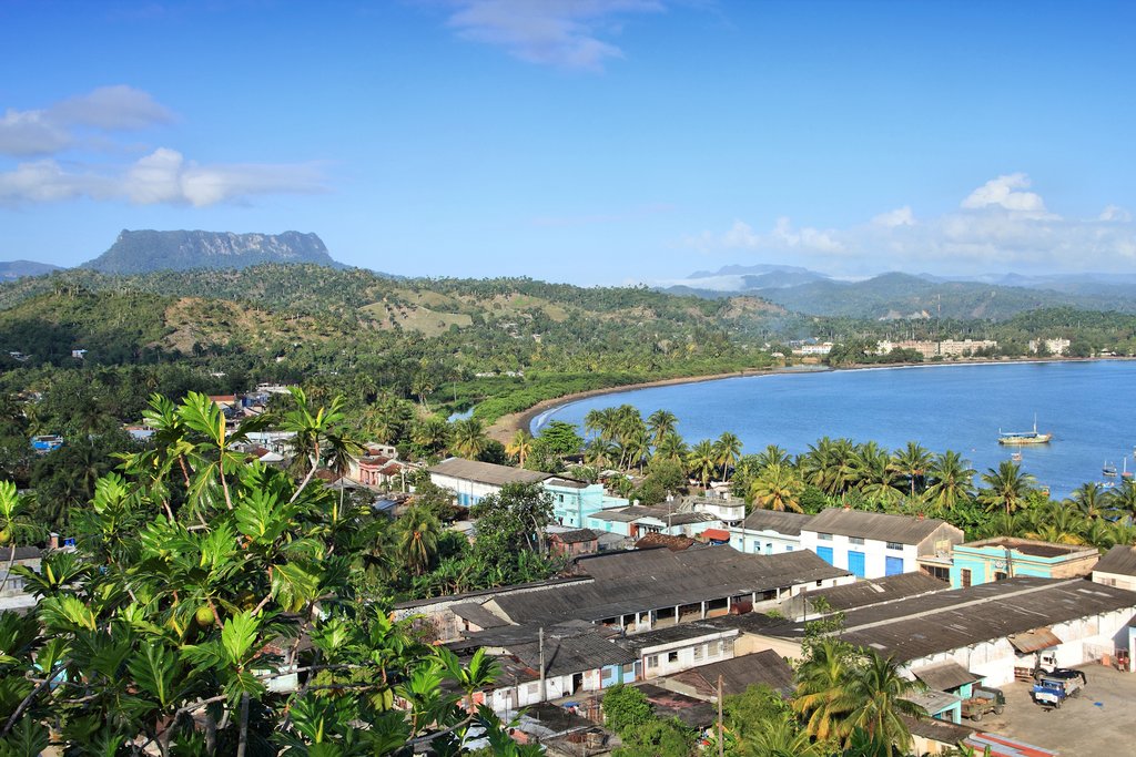 Baracoa, with El Yunque behind