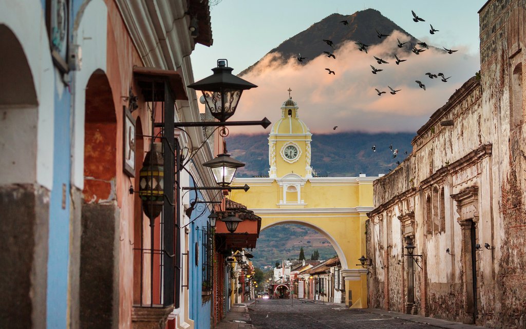 Discover Spanish colonial architecture like Antigua’s famous Santa Catalina Arch