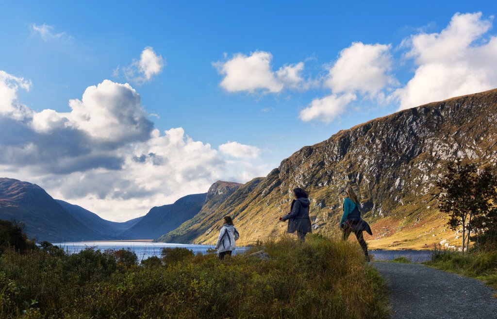 Hike through the wilds of Glenveagh National Park.