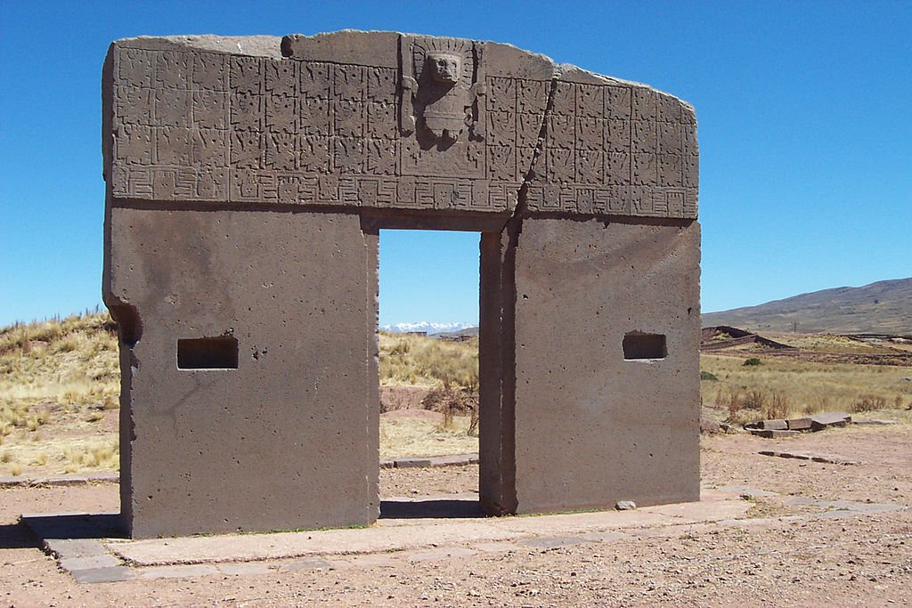 The Gate of the Sun in Tiwanaku.
