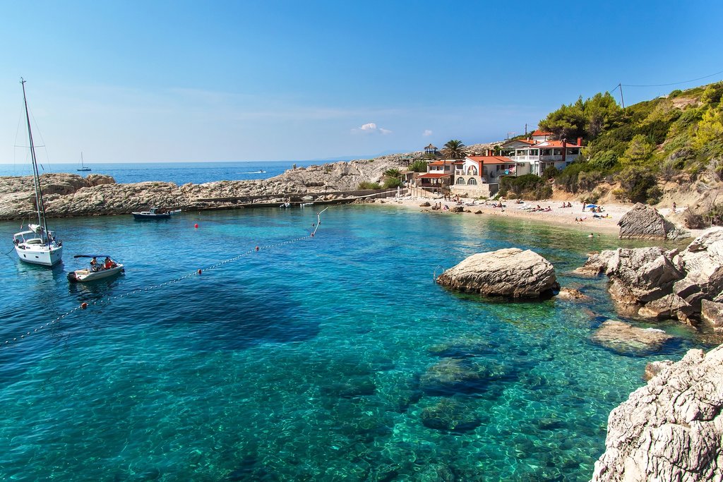 Velo Zaraće on Hvar's southern shore