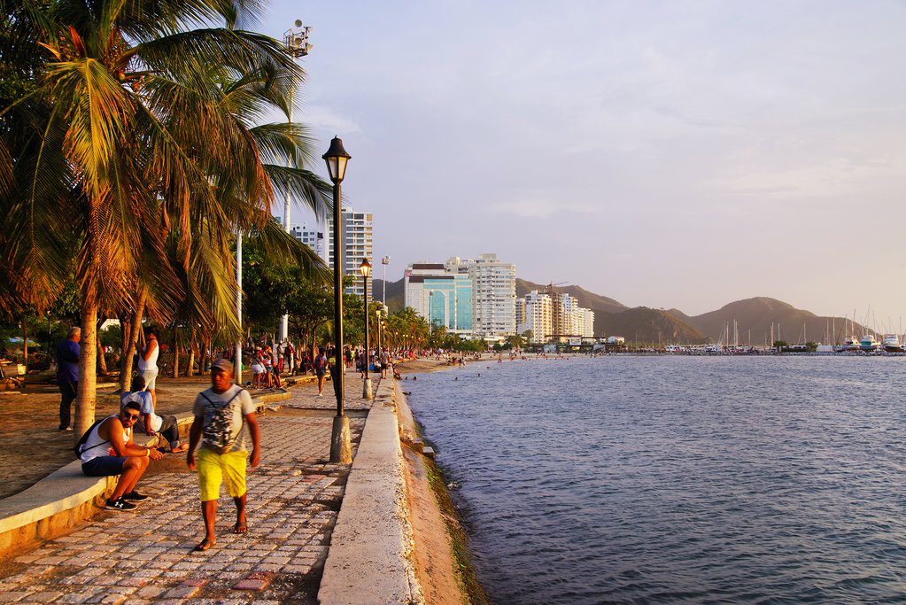 Waterfront Promenade in Santa Marta
