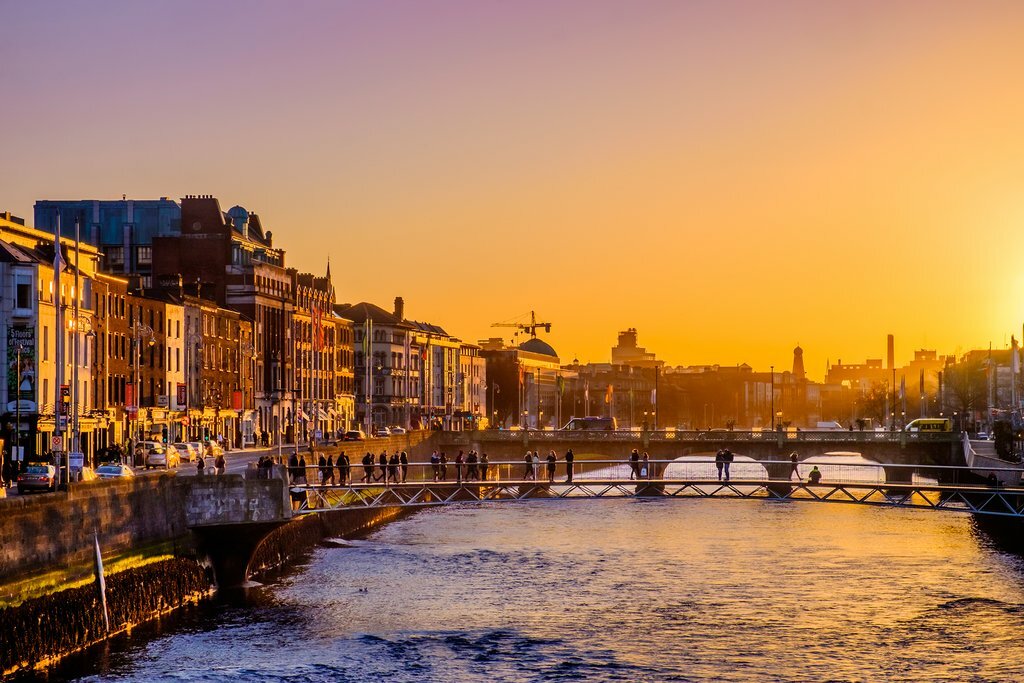 Dublin Evening Sunset