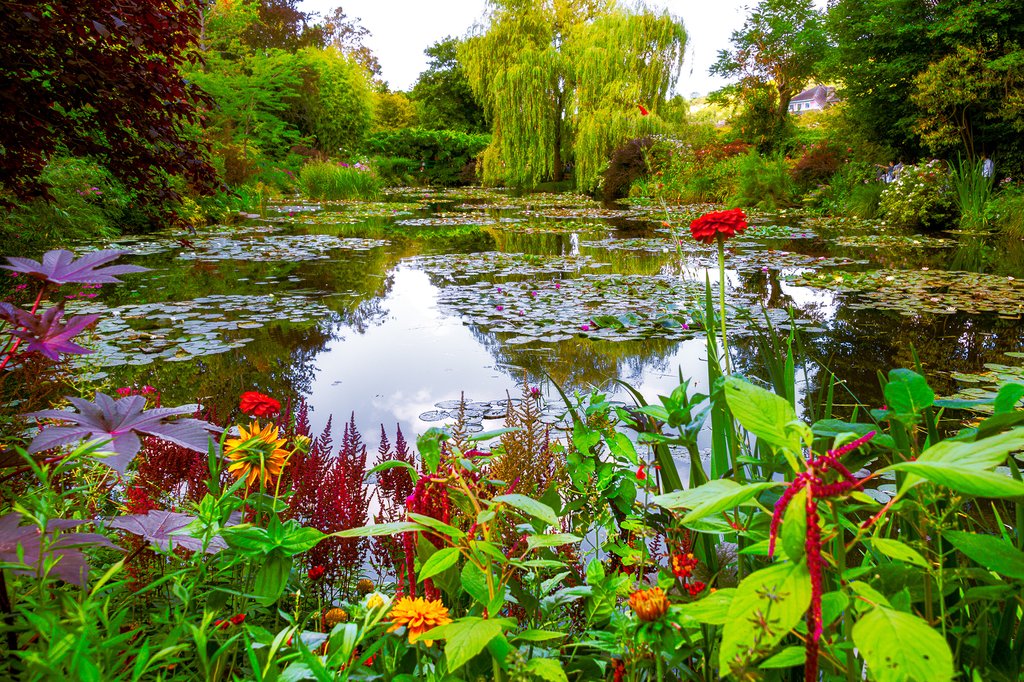Monet garden and pond at Giverny