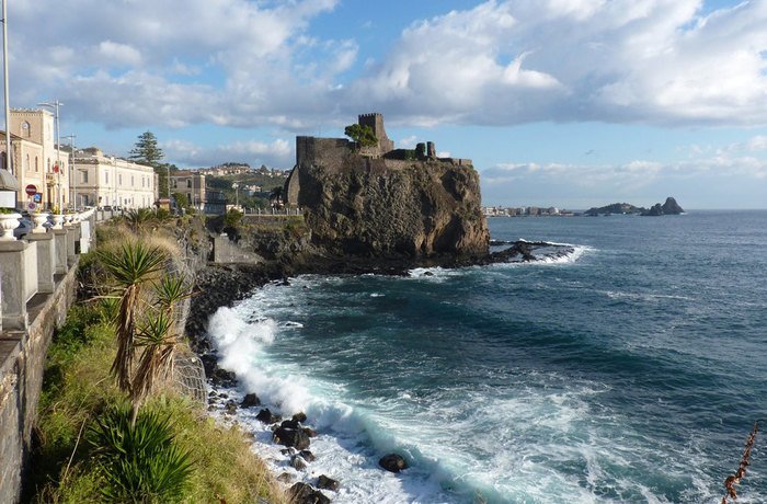 The Riviera Dei Ciclopi on the way to Taormina offers amazing coastal views.