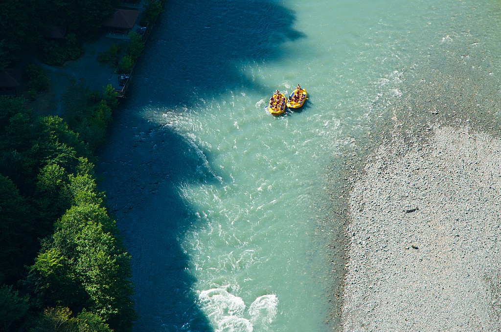 Rafting on the Soča River