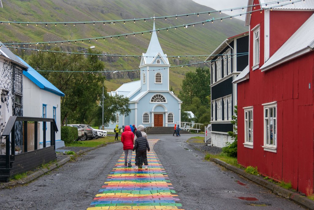 Stay a night in Seydisfjordur's town center