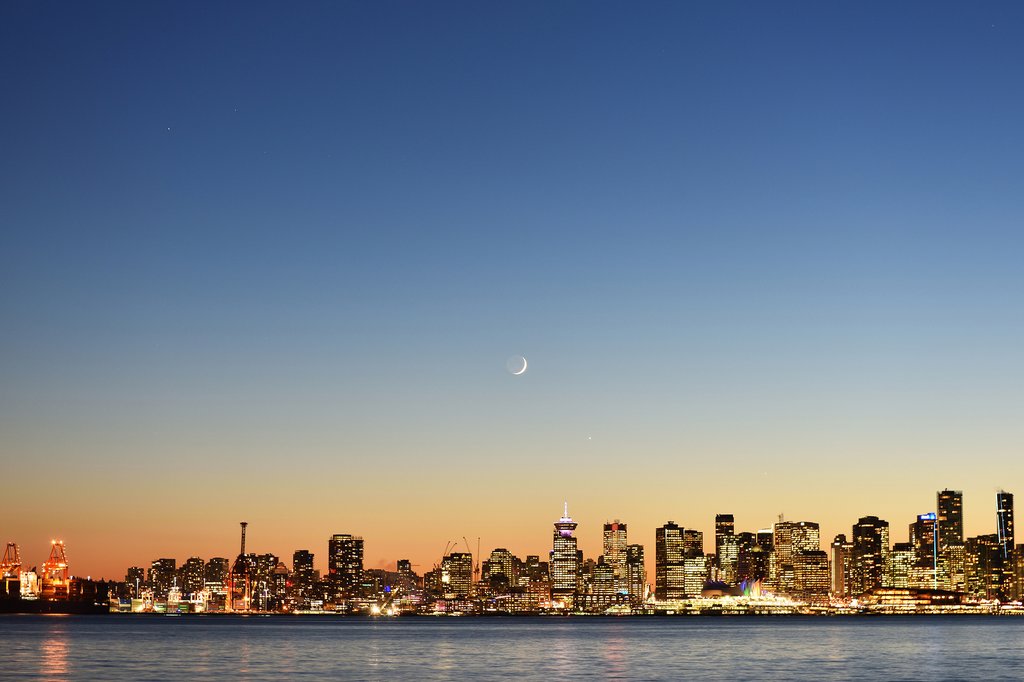 Vancouver's skyline as seen from the North Shore