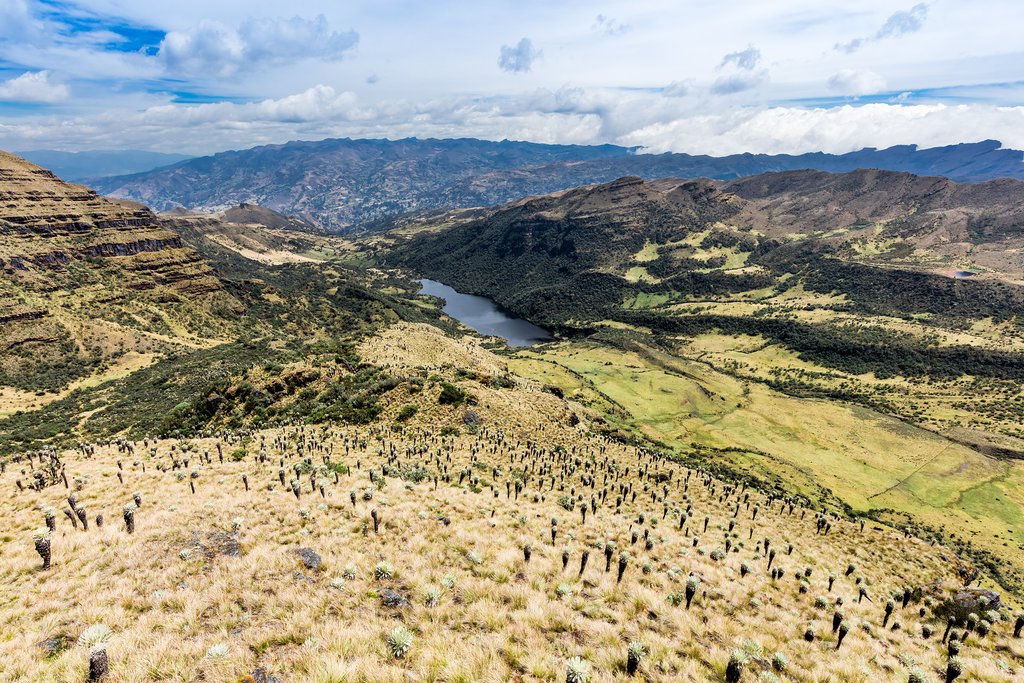 Laguna Negra in the Páramo de Ocetá, Colombia