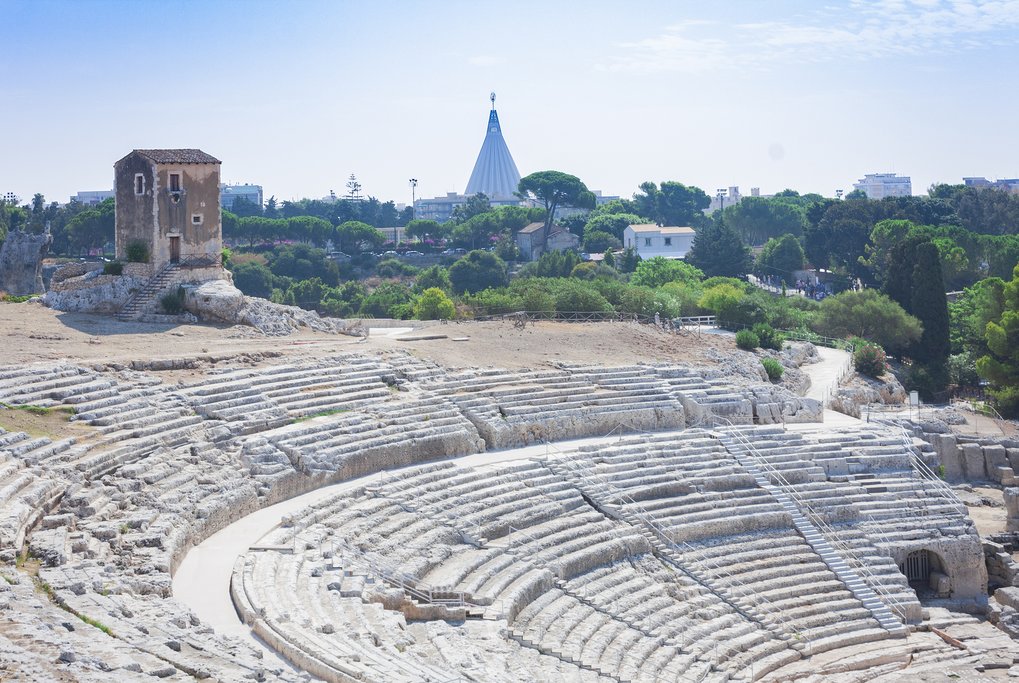 The greek theater of Syracuse
