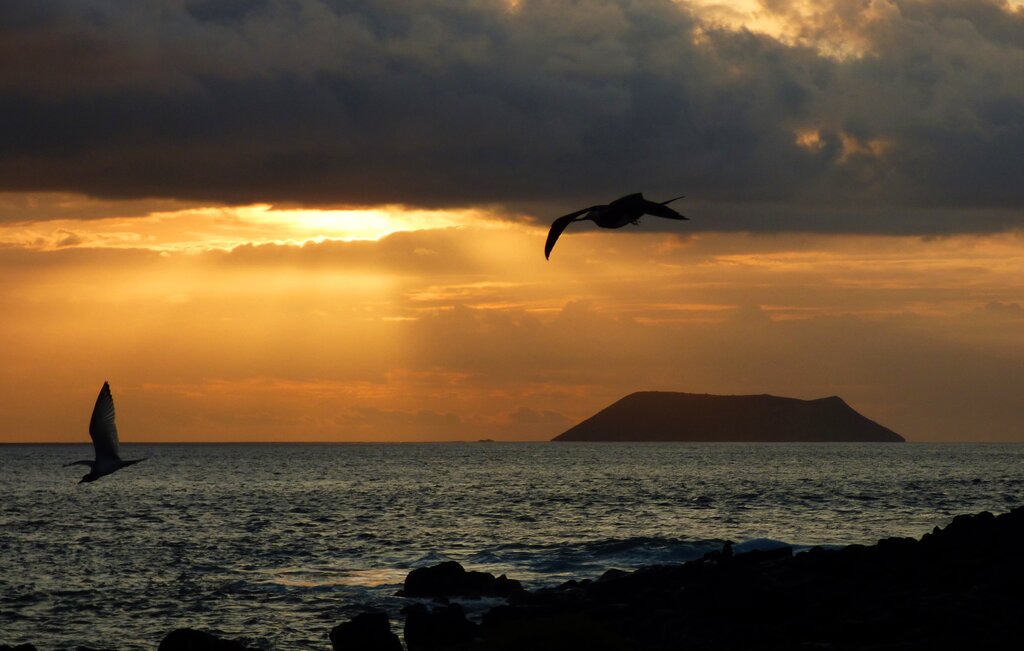 Sunset in the Galápagos