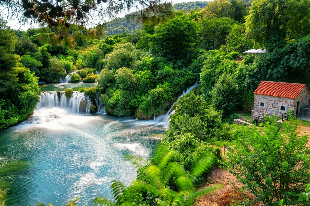 Waterfalls in Krka National Park