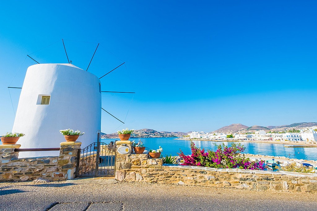 Classic Greek island architecture