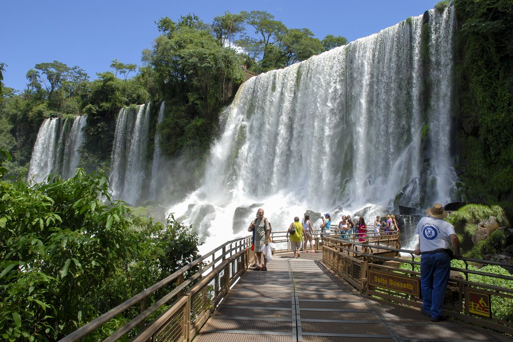 You will get up close to the falls