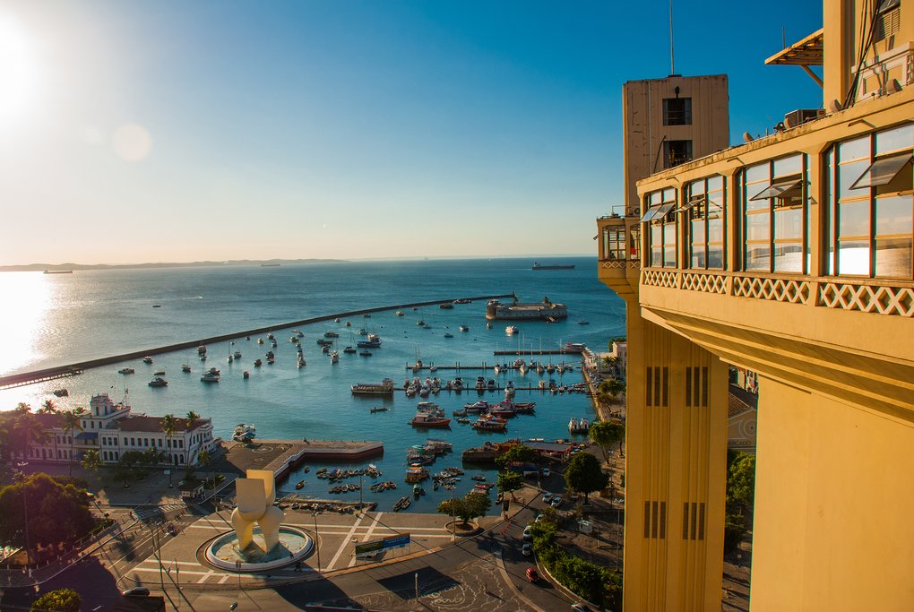 View from Salvador's Lacerda Elevator