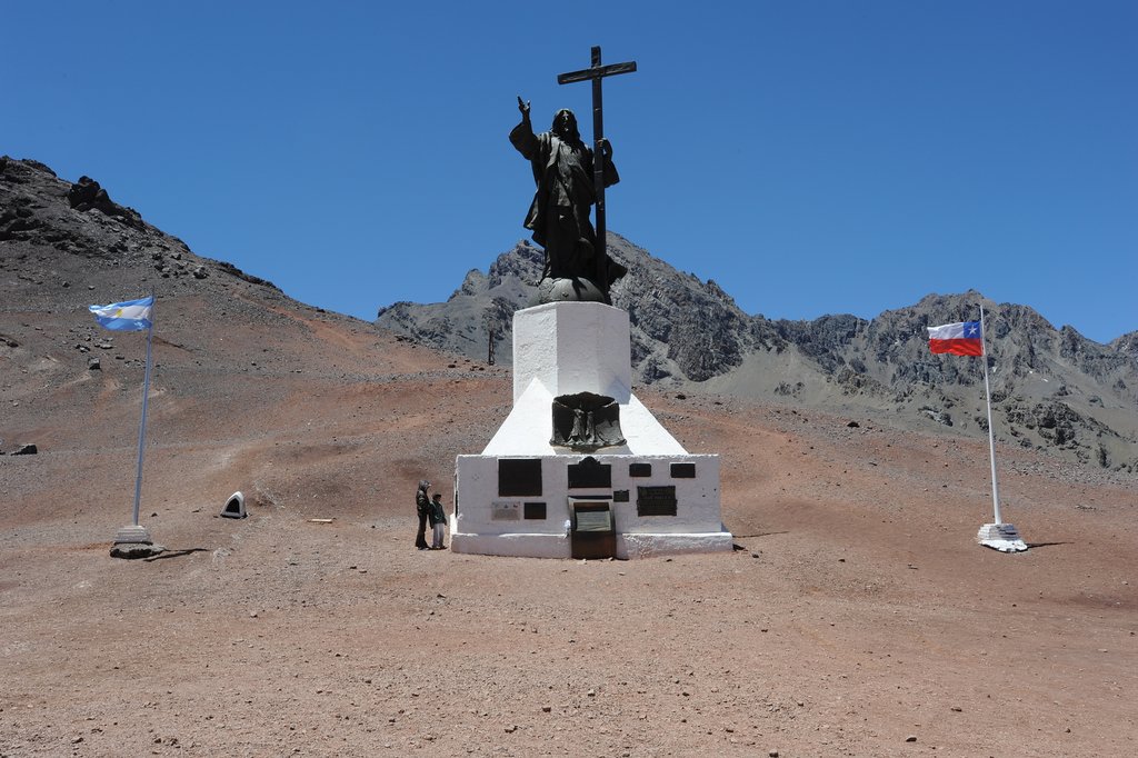 Cristo Redentor tunnel, at the border between Chile and Argentina