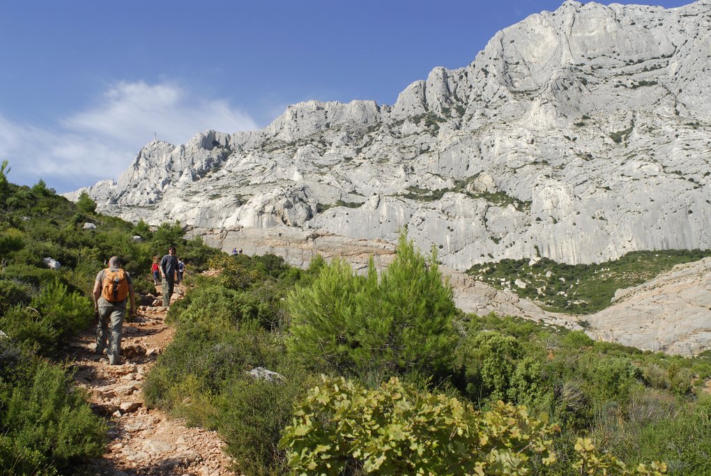 Walking in the Sainte Victoire