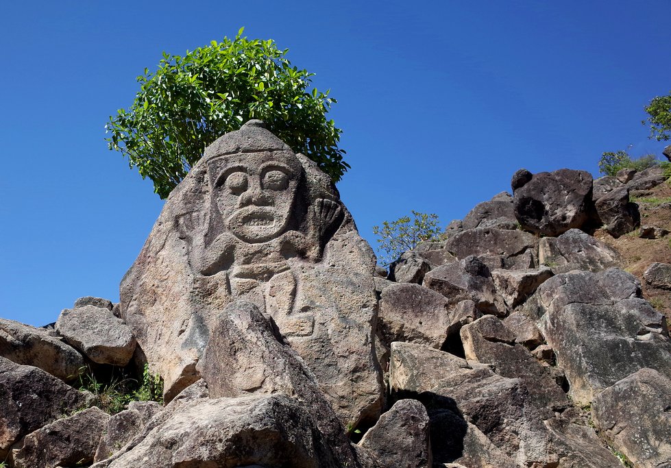 Colombia - Sculpture near Agustin Park - La Chaquira possibly