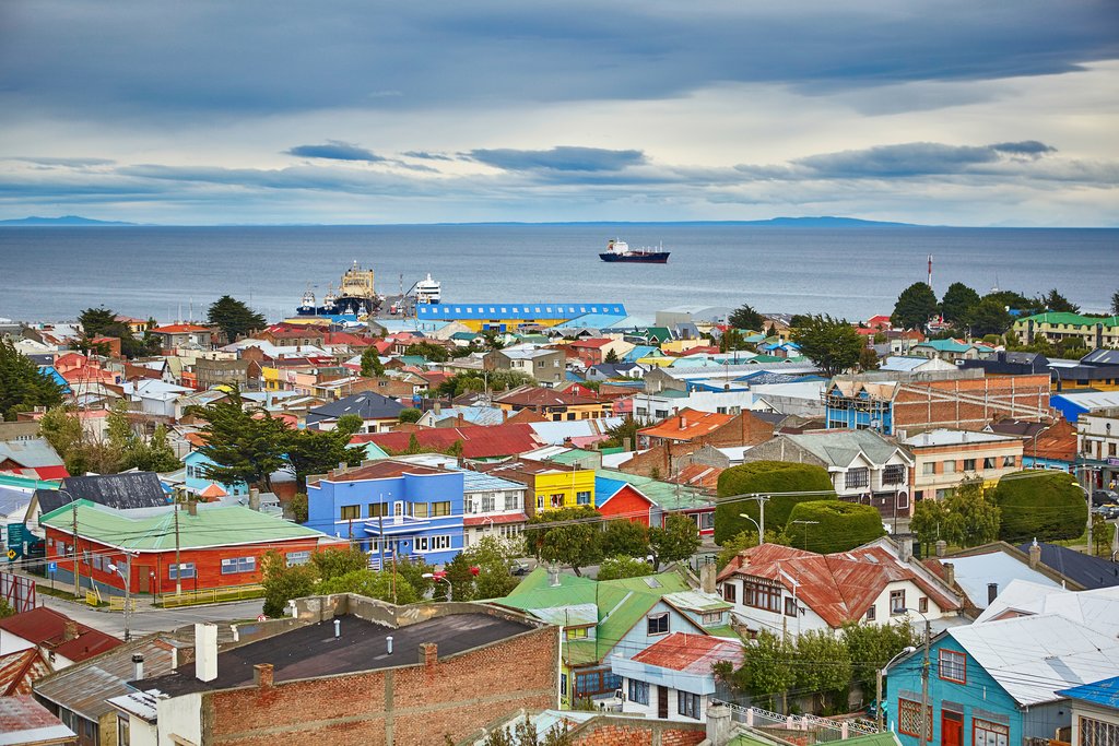 The charming coastal town of Punta Arenas