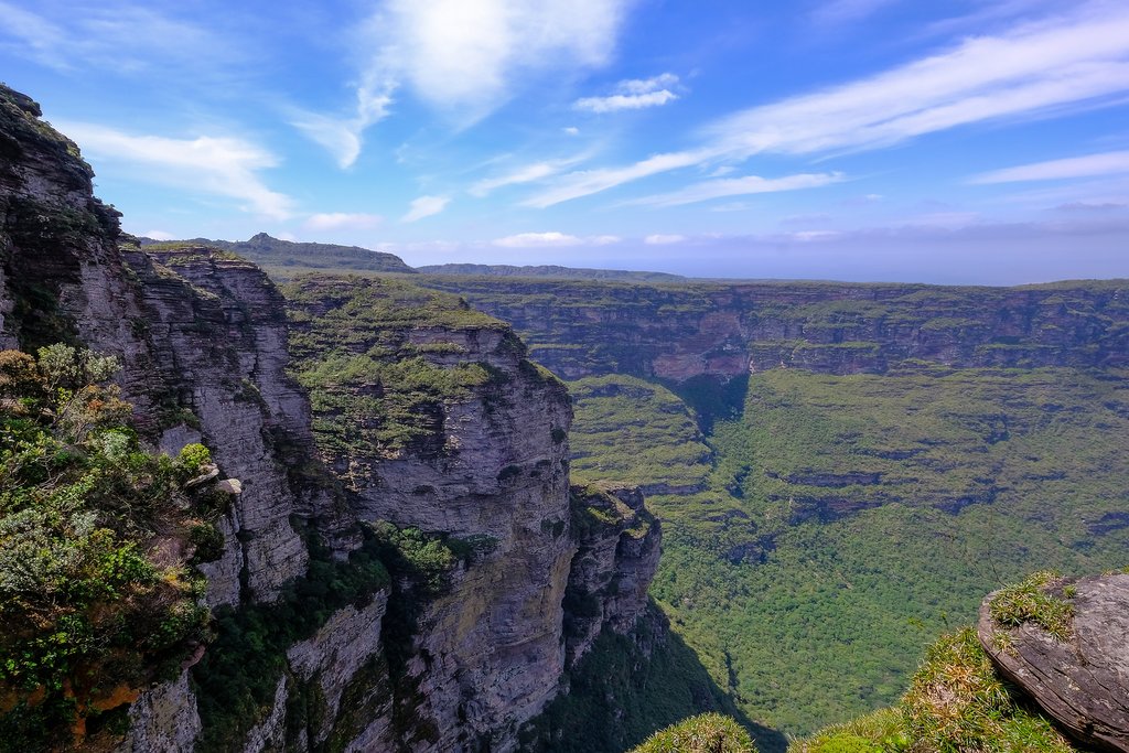 The landscape in the Vale do Capão