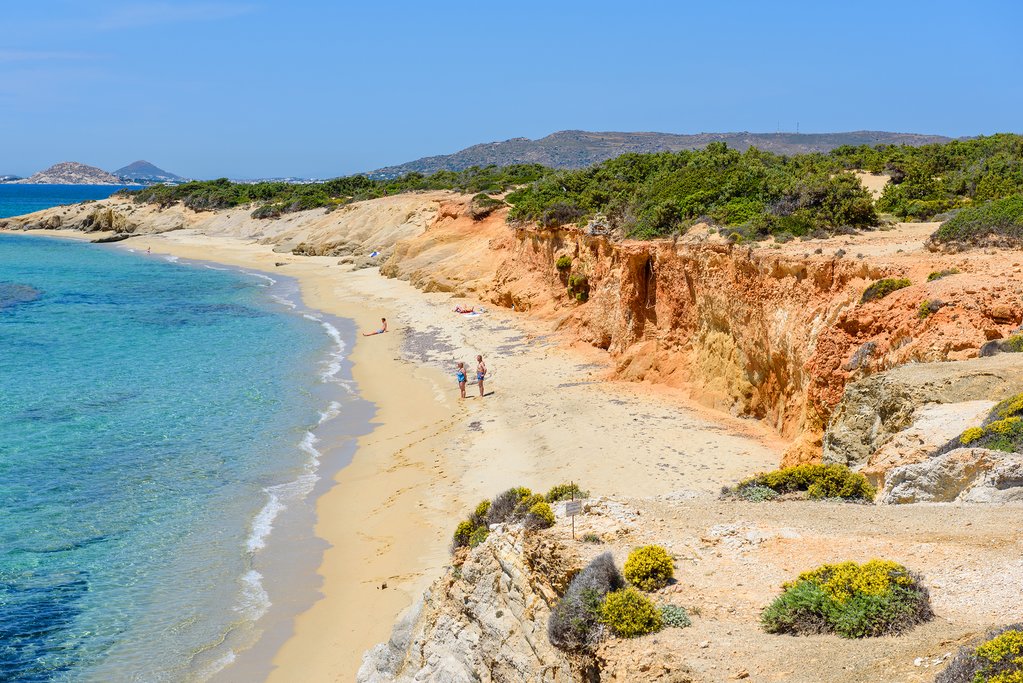 Aliko Beach on Naxos