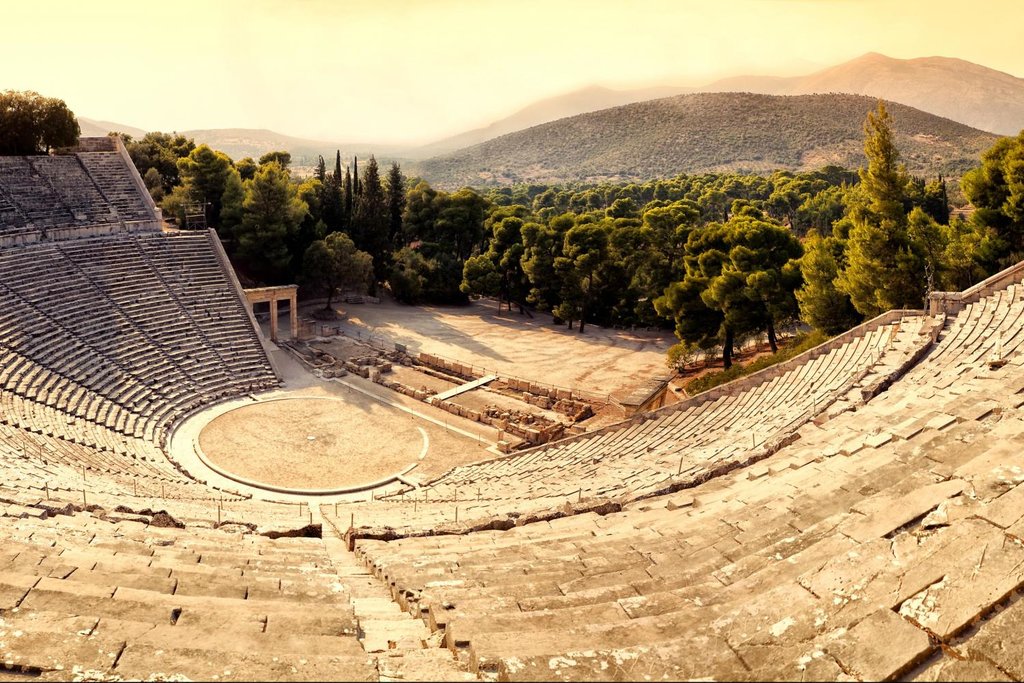 The ancient theater at Epidaurus
