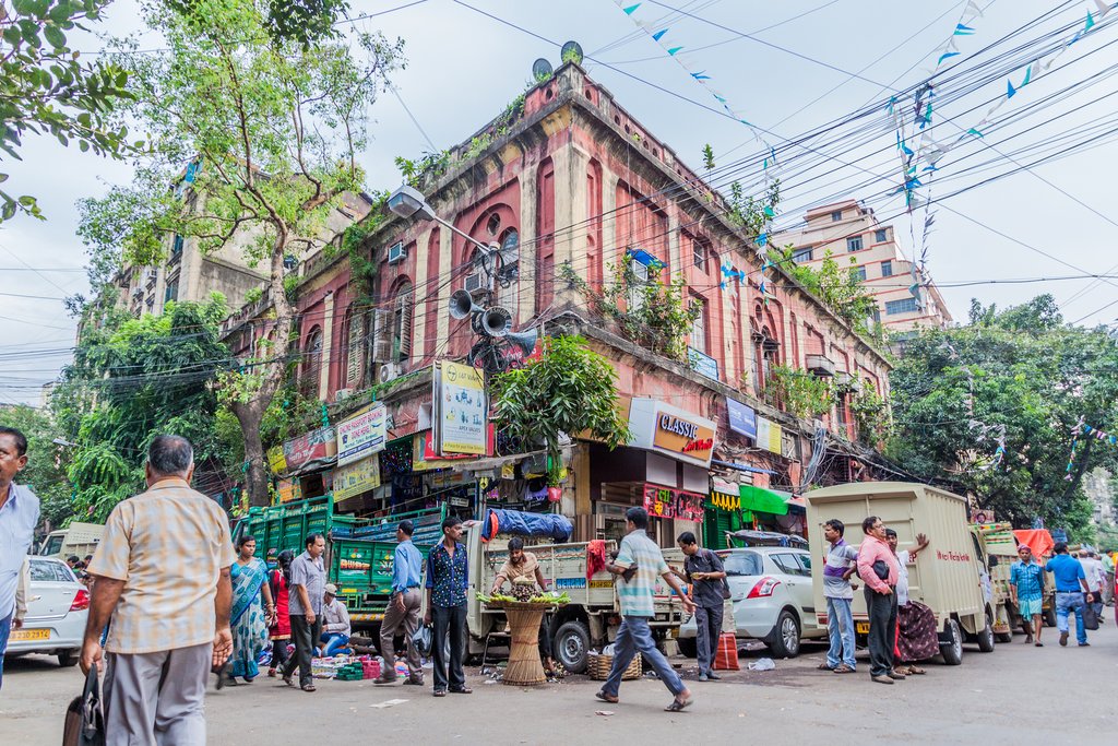 City street in Kolkata