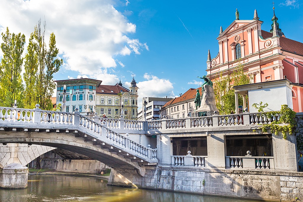The capital's romantic city center