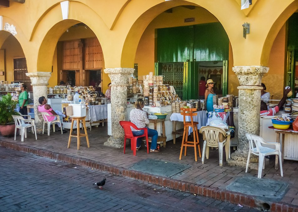 Food Market in Cartagena
