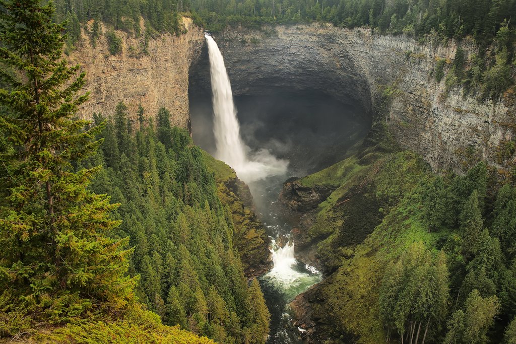 Helmcken Falls in Wells Gray Provincial Park