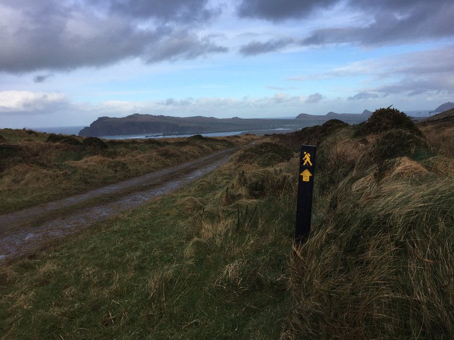 Hiking trail in Ballydavid