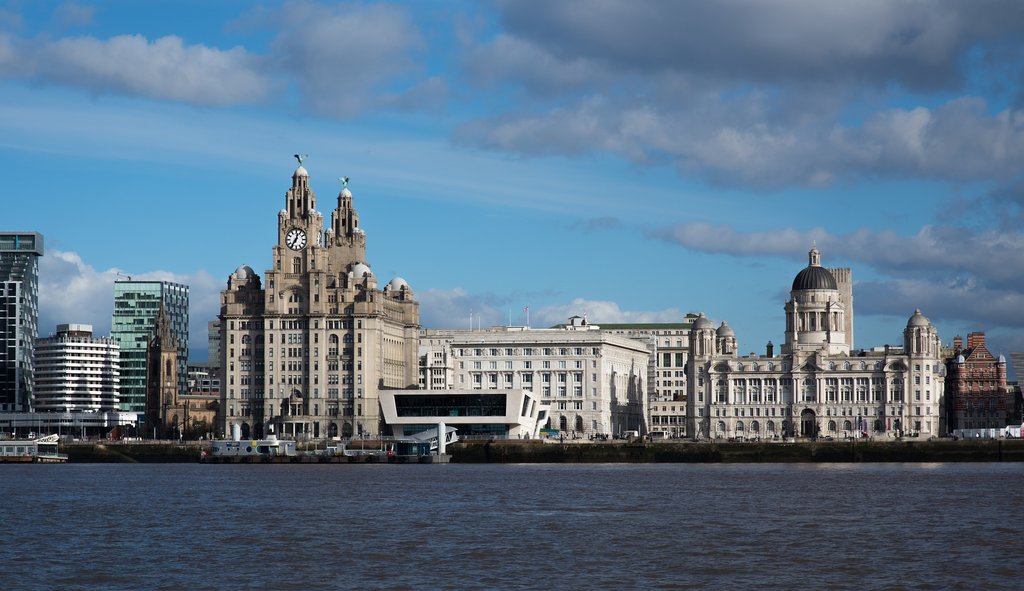 Liverpool waterfront from the Mersey