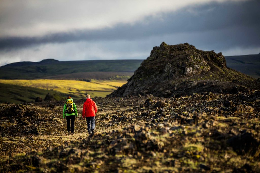 Exploring the area around Þríhyrningur