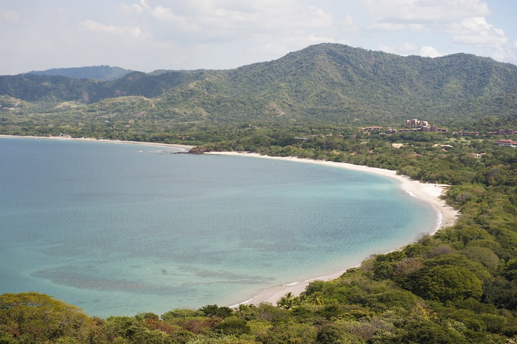 White sand and turquoise sea at Playa Conchal