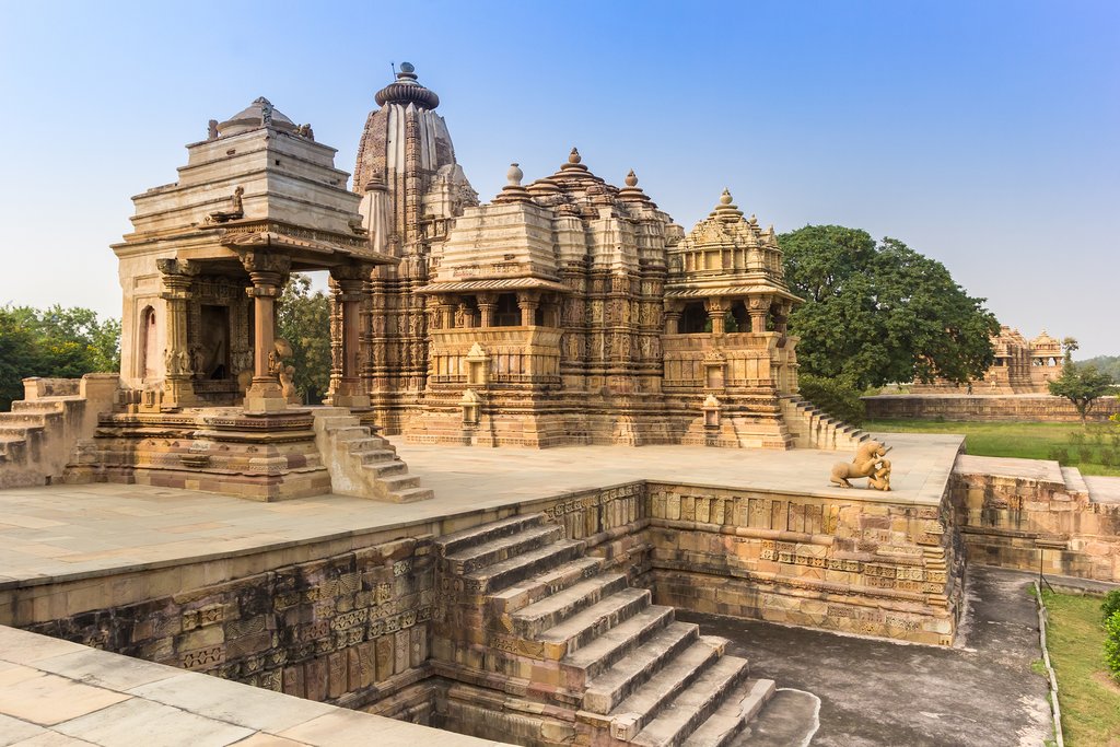 Take a tour of the intricate carvings and beautiful buildings of Khajuraho