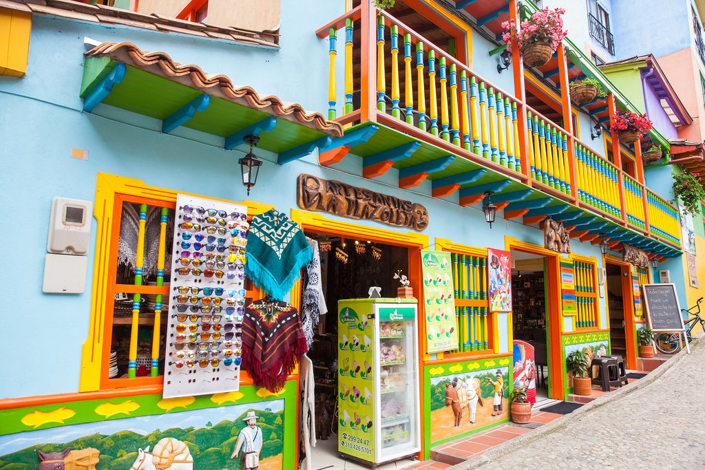 The colorful town of Guatapé